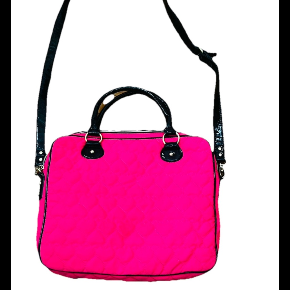 Betsey Johnson Pink Quilted Women's Bag - Picture 5 of 7